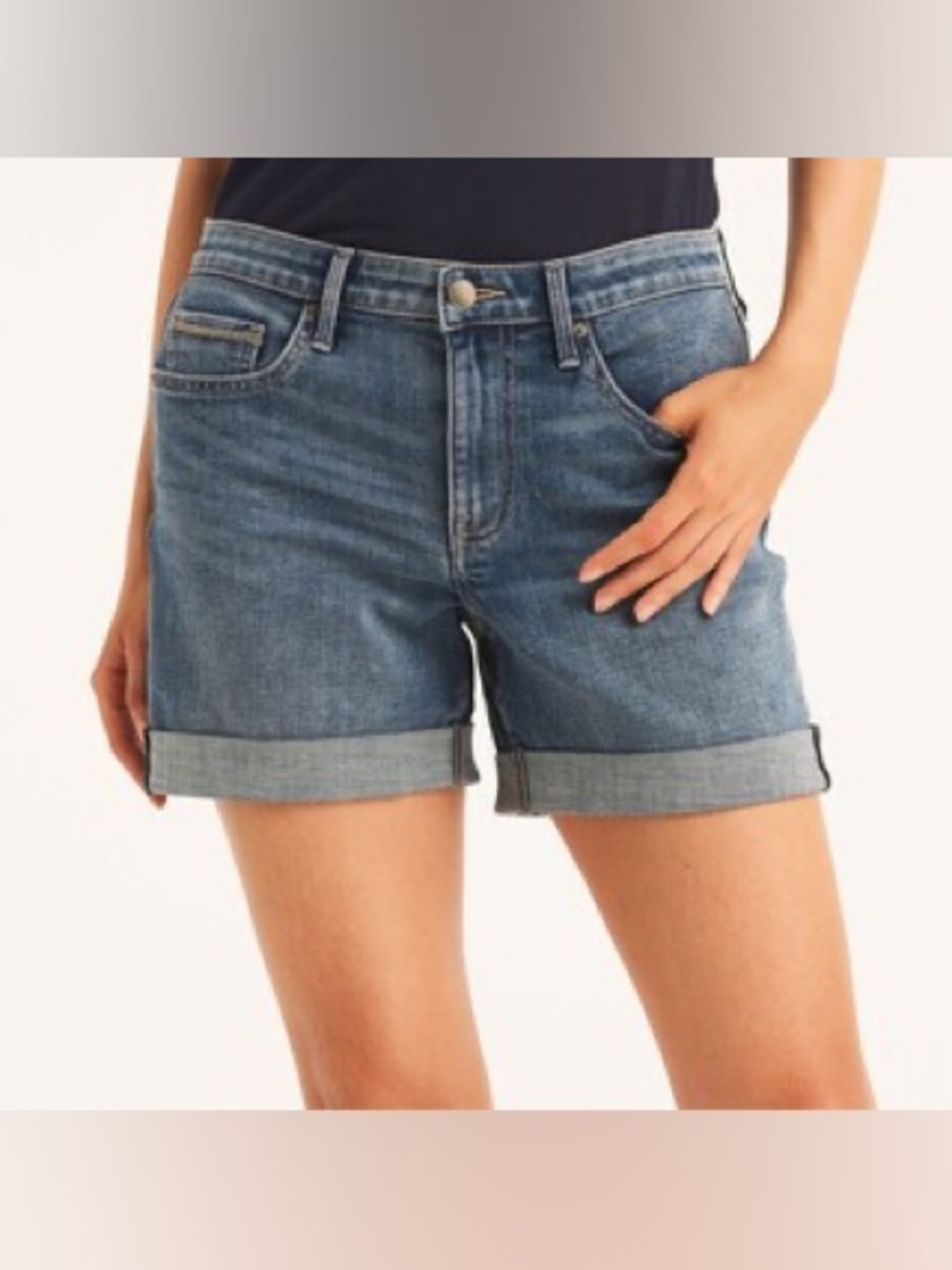 Nautica Jeans Denim Cuffed Shorts